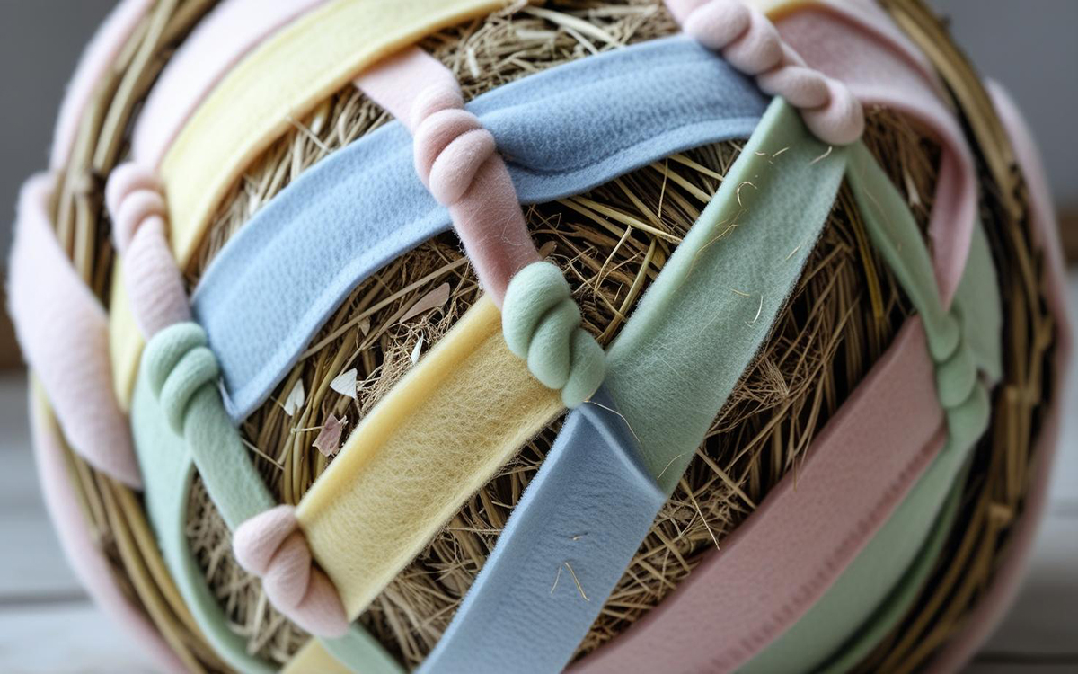 fleece rag ball for guinea pigs