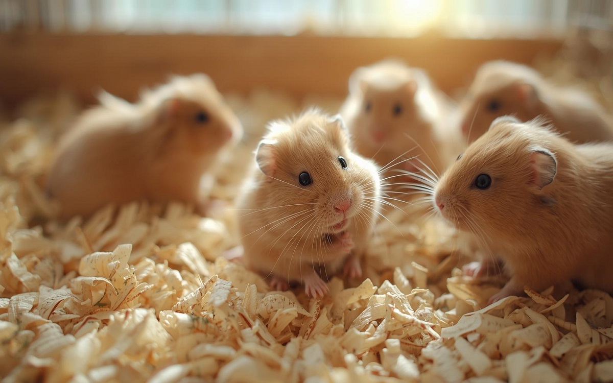 pet hamsters